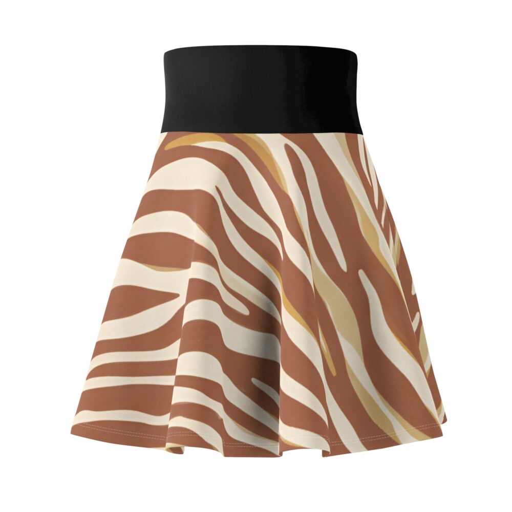CraftFashion™ | Desert Mirage Edition | Earth-Toned Zebra Skirt - Image 3