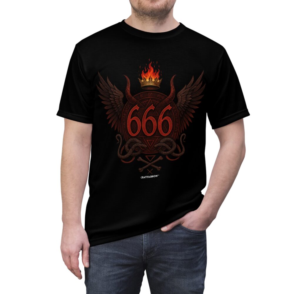 CraftFashion™ | Special Design Series | 666 – Representing the Infernal | Unisex - Image 5
