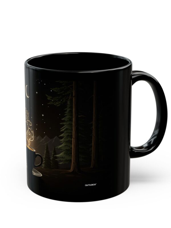 CraftFashion™ | Dark Woods & Steam | Midnight Ritual Coffee Design - 11oz