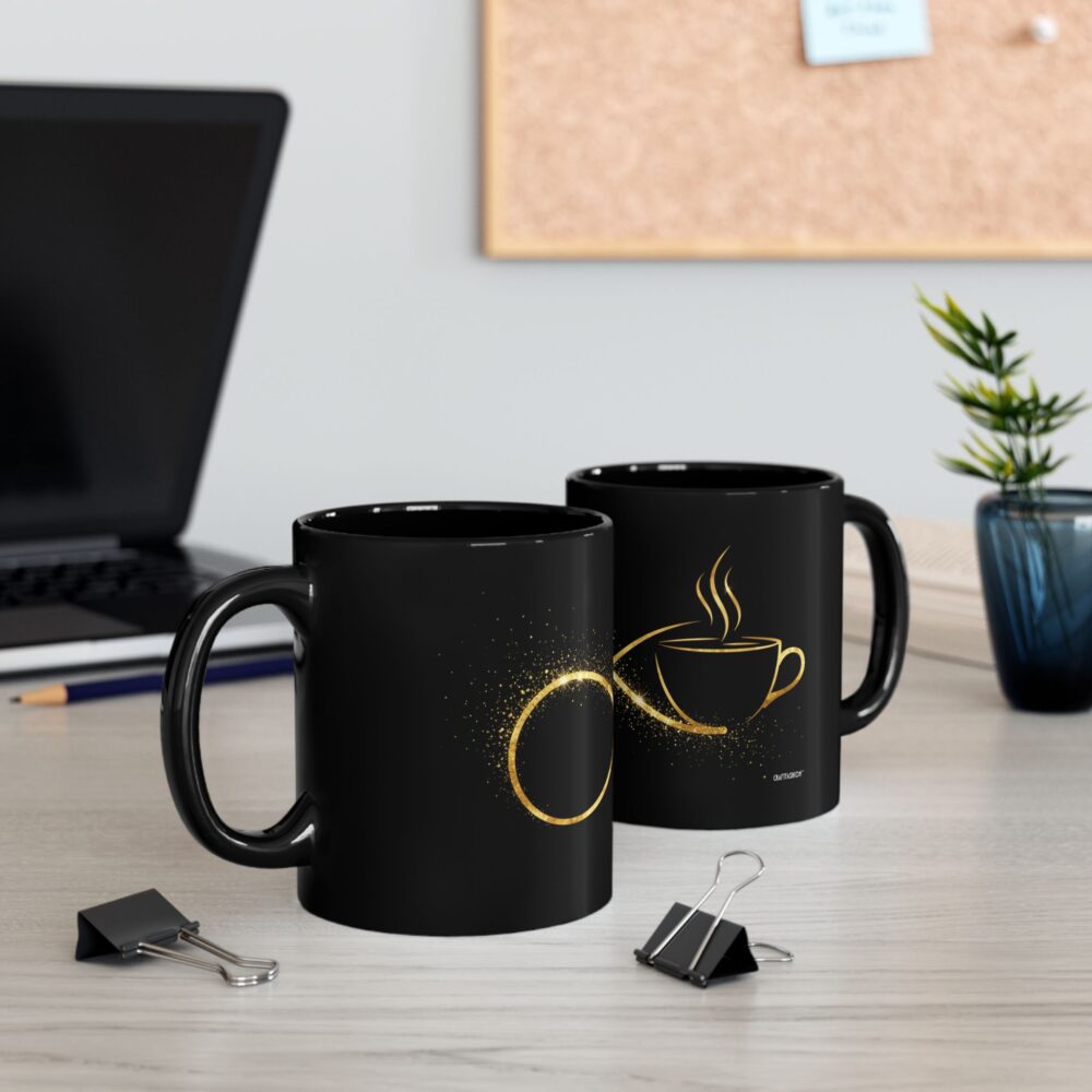 CraftFashion™ | Infinity Brew | Luxe Gold Coffee Edition (Black Mug) - Image 7