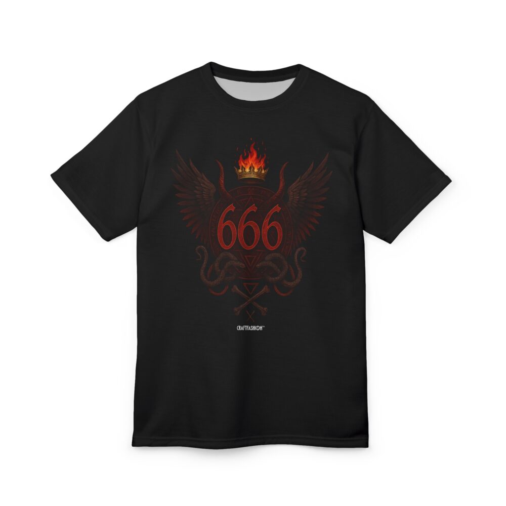 CraftFashion™ | Special Design Series | 666 – Representing the Infernal | Unisex