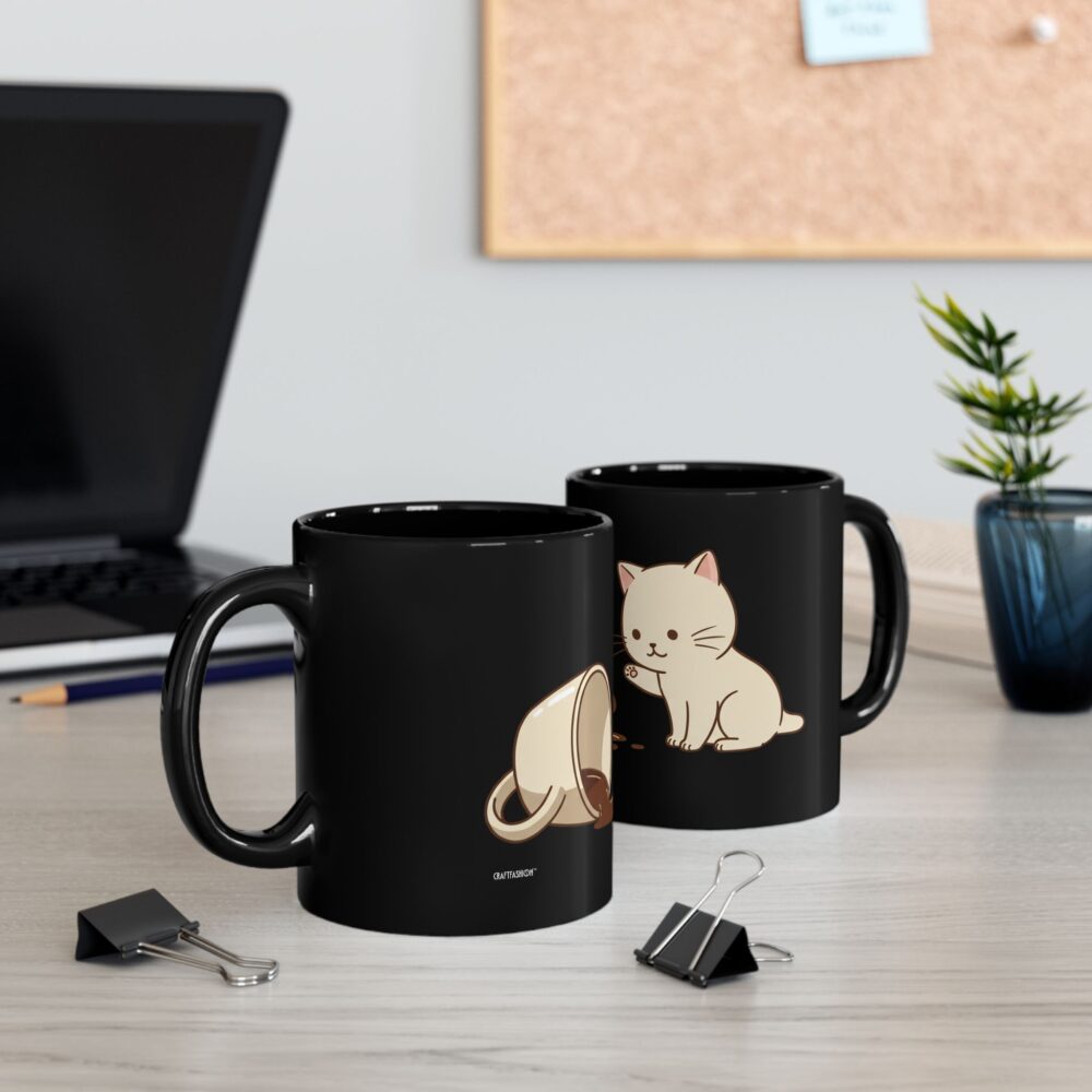 CraftFashion™ | Coffee Drop Hunter | Black Mug Cat Edition - Image 7