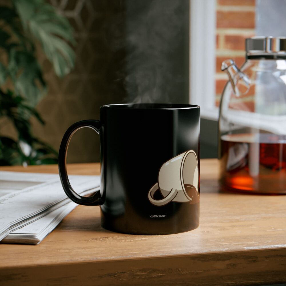 CraftFashion™ | Coffee Drop Hunter | Black Mug Cat Edition - Image 8