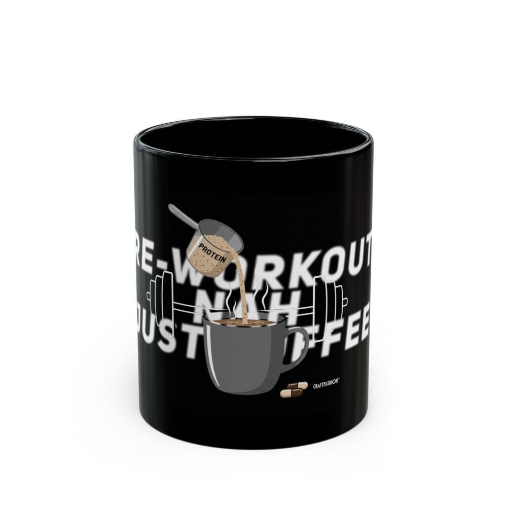 CraftFashion™ | Just Coffee, No Excuses | Gym Fuel Mug Edition
