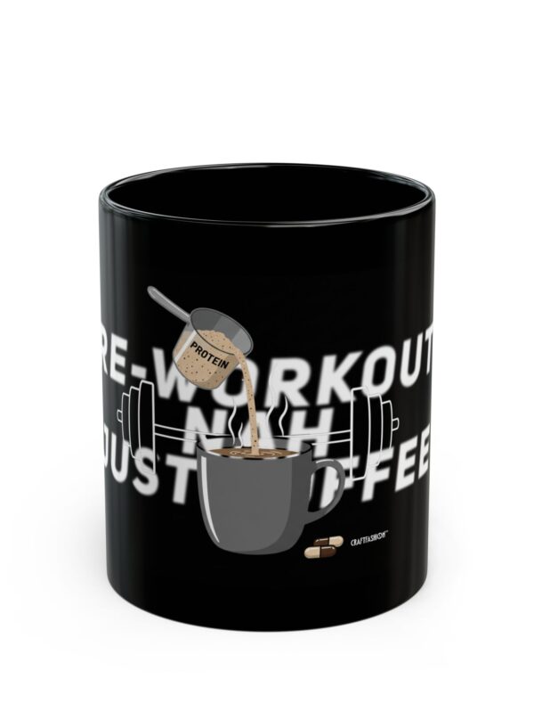 CraftFashion™ | Just Coffee, No Excuses | Gym Fuel Mug Edition