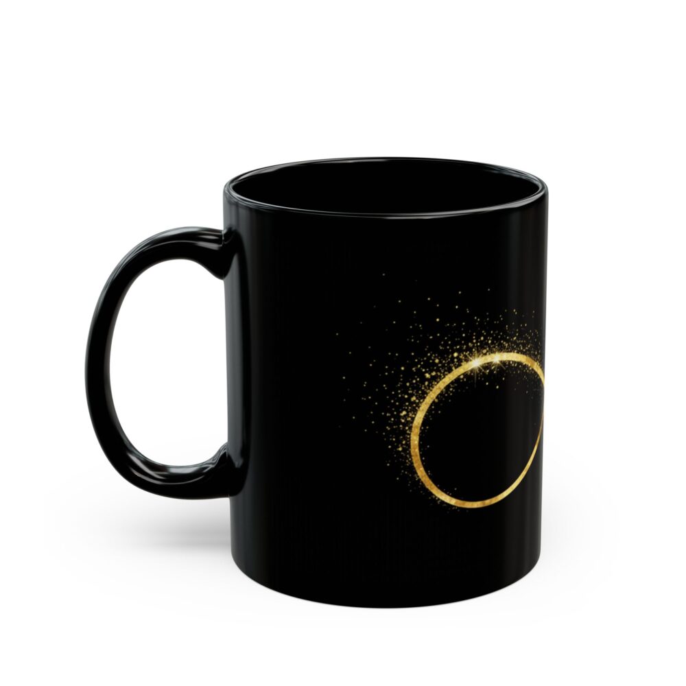 CraftFashion™ | Infinity Brew | Luxe Gold Coffee Edition (Black Mug) - Image 3
