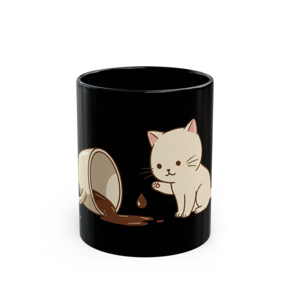 CraftFashion™ | Coffee Drop Hunter | Black Mug Cat Edition