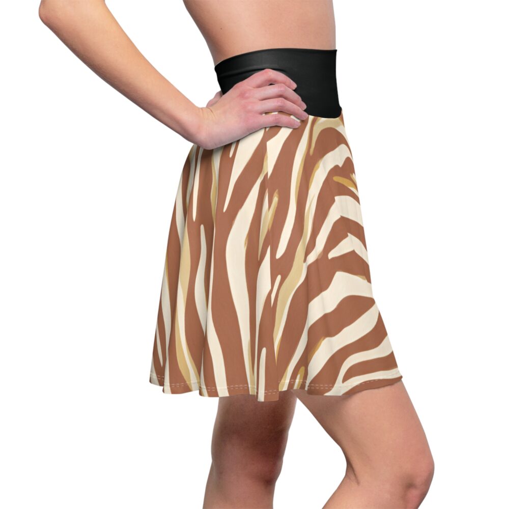CraftFashion™ | Desert Mirage Edition | Earth-Toned Zebra Skirt - Image 4