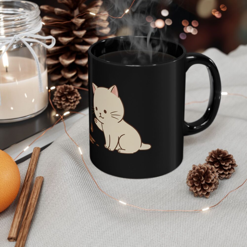 CraftFashion™ | Coffee Drop Hunter | Black Mug Cat Edition - Image 6