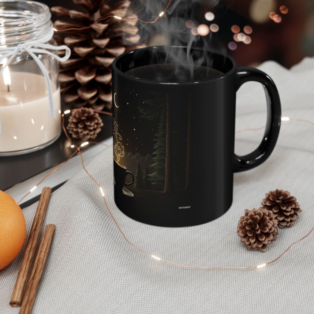 CraftFashion™ | Dark Woods & Steam | Midnight Ritual Coffee Design - Image 6